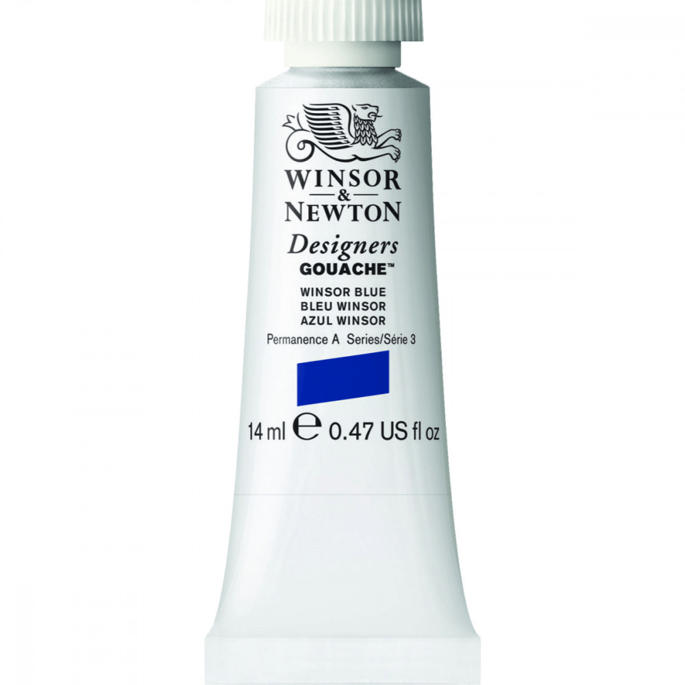 Tinta Guache Winsor & Newton Designers 14ml S3 706 Winsor Blue